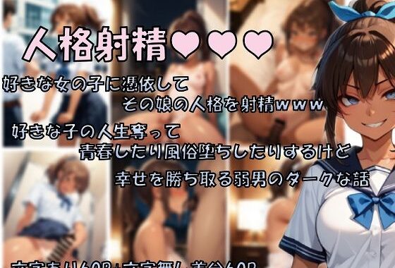 【人格射精】好きな娘の身体乗っ取って人格排泄 人生横取りして幸せになる弱男の話【ダーク】【無料エロ漫画】d_615263…初回クーポンあり