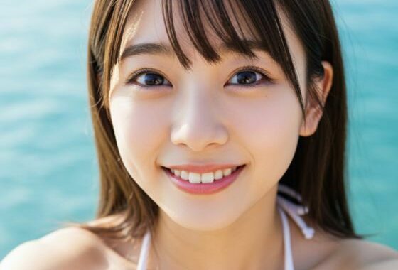 【AI水着美女】白ビキニ彼女と海セルフィーデート 50枚【無料エロ漫画】d_615351…割引クーポンで超お得に