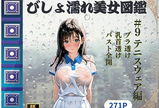 びしょ濡れ美女図鑑 ＃9 テニスウェア編【無料エロ漫画】d_620358…実質無料