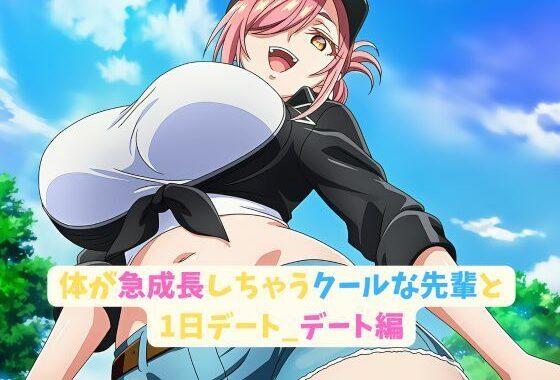 体が急成長しちゃうクールな先輩と1日デート_デート編【無料エロ漫画】d_622888…初回クーポンあり