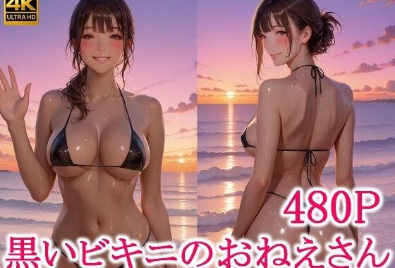 黒いビキニのおねえさん【無料エロ漫画】d_628278…初回クーポンあり