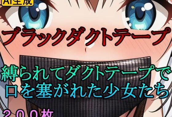 ブラックダクトテープ 縛られてダクトテープで口を塞がれた少女たち【無料エロ漫画】d_630182…初回クーポンあり