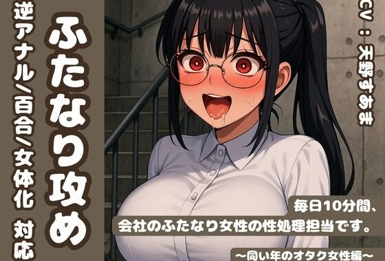 【逆アナル/百合/女体化対応】毎日10分間、会社のふたなり女性の性処理担当です。〜同い年のオタク女性編〜【無料エロ漫画】d_630497…実質無料