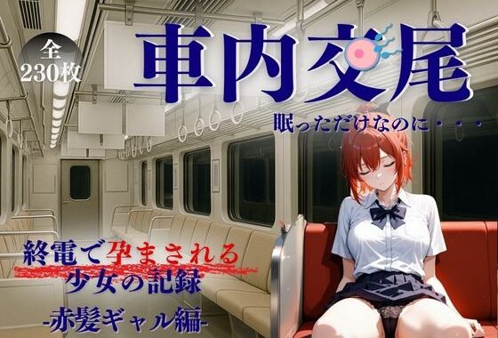 車内交尾  赤髪ギャル編【無料エロ漫画】d_634622…実質無料