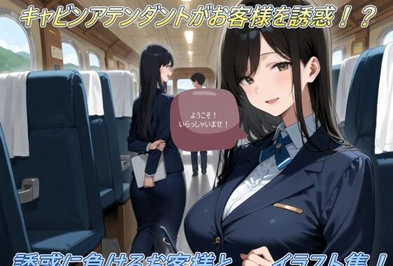 キャビンアテンダントがお客様を誘惑！？誘惑に負けるお客様と……イラスト集！【無料エロ漫画】d_643921…初回クーポンあり