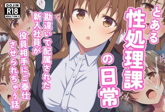 とある性処理課の日常〜勘違いで配属された新入社員が役員相手にご奉仕させられちゃう話〜【無料エロ漫画】d_644495…実質無料