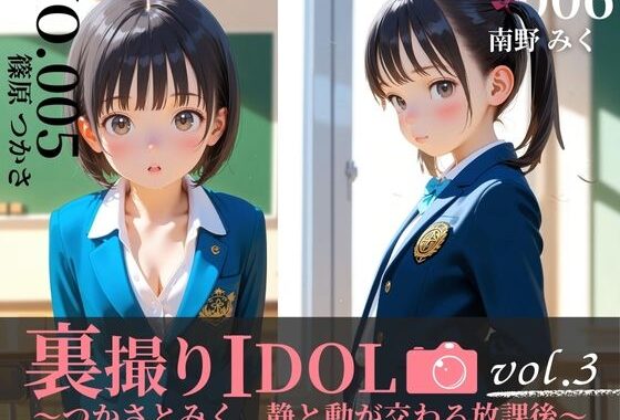 裏撮りIDOL vol.3 〜つかさとみく、静と動が交わる放課後〜【無料エロ漫画】d_649891…実質無料