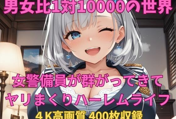 男女比1対10000の世界 女警備員とセックスし放題でちんぽが乾く暇もないヤリ放題ハーレムライフ！！【無料エロ漫画】d_653163…実質無料