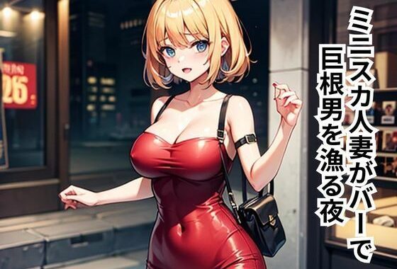ミニスカ人妻がバーで巨根男を漁る夜【無料エロ漫画】d_653537…無料で読む