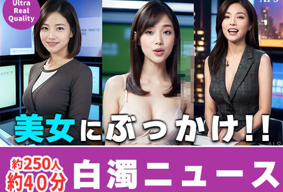 【約40分】『白濁ニュース』 清楚な笑顔に、白濁の雨。-AIで描く究極の美女達-【無料エロ漫画】d_654347…割引クーポンで超お得に
