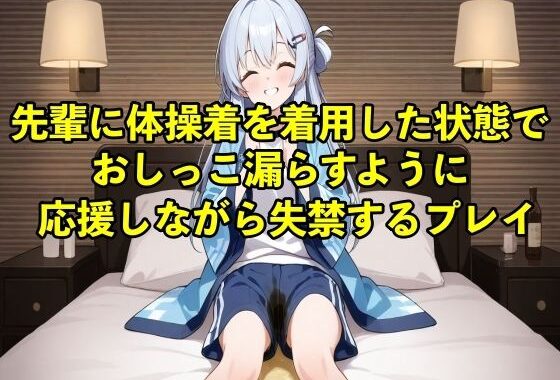 【体験型お漏らし】先輩に体操着を着用した状態でおしっこ漏らすように応援しながら失禁するプレイ【着衣/体操着】【無料エロ漫画】d_566249…初回クーポンあり