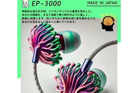 【鼓膜用バイブ】EP-3000 sea anemone 耳バイブ ピンポイント責め 乳首 クリイキ タイパ クリ責め 低周波ASMR【無料エロ漫画】d_567624…無料で読む