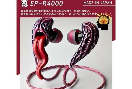 【鼓膜用バイブ】EP-R4000 舌蟲（ゼッチュウ） 耳バイブ 耳舐め ピンポイント責め 乳首 クンニ クリイキ タイパ クリ責め 低周波ASMR【無料エロ漫画】d_567637…初回クーポンあり