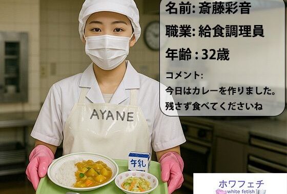 給食調理員  斎藤彩音  写真集【無料エロ漫画】d_571561…実質無料
