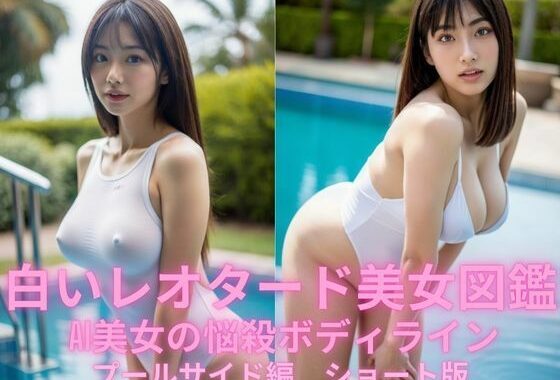 白いレオタード美女図鑑 – AI美女の悩殺ボディライン プールサイド編  ショート版【無料エロ漫画】d_571937…割引クーポンで超お得に