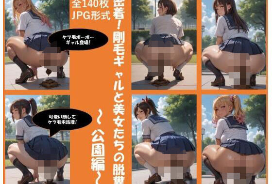 密着！剛毛ギャルと美女たちの脱糞〜公園編〜（全140枚）【無料エロ漫画】d_582814…実質無料