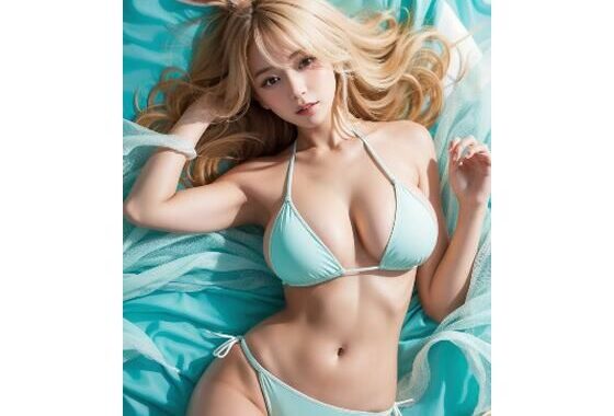 プレミアム  金髪アイドル  水着画像集256枚【無料エロ漫画】d_583666…実質無料