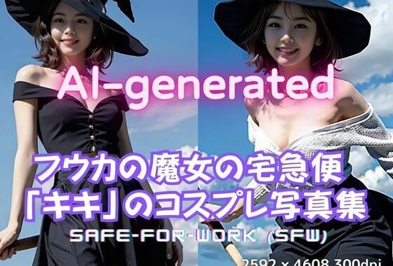 【AI実写】フウカの魔女コスプレ写真集 〜キキ風コスプレグラビア〜【無料エロ漫画】d_590769…実質無料
