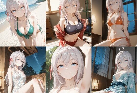 「時々ボソッとロシア語でデレる隣のアーリャさん」アリサ・ミハイロヴナ・九条セクシー写真集13（全500枚）【無料エロ漫画】d_585606…実質無料