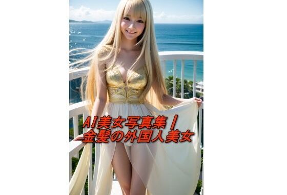AI美女写真集┃金髪の外国人美女【無料エロ漫画】d_586962…無料で読む