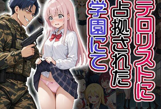 テロリストに占拠された学園にて（CG100枚）【無料エロ漫画】d_587857…初回クーポンあり