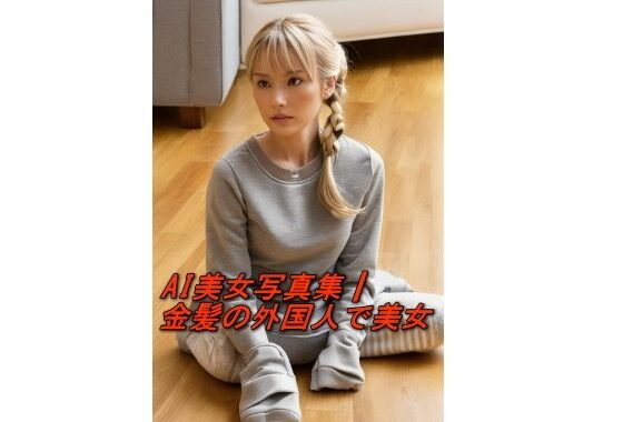 AI美女写真集┃金髪の外国人で美女【無料エロ漫画】d_588325…無料で読む