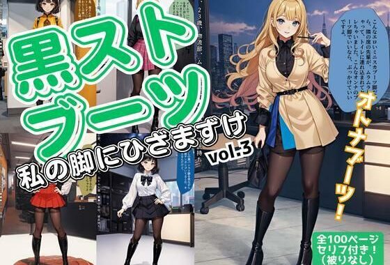 黒ストブーツ、私の脚にひざまずけ vol.3【無料エロ漫画】d_595359…無料で読む