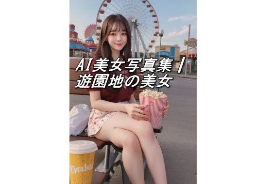 AI美女写真集┃遊園地の美女【無料エロ漫画】d_598109…初回クーポンあり