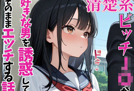 清楚系ビッチJ〇が好きな男を誘惑してそのままエッチする話【無料エロ漫画】d_604556…初回クーポンあり