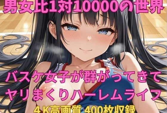 男女比1対10000の世界 バスケ女子とセックスし放題でちんぽが乾く暇もないヤリ放題ハーレムライフ！！【無料エロ漫画】d_607436…無料で読む
