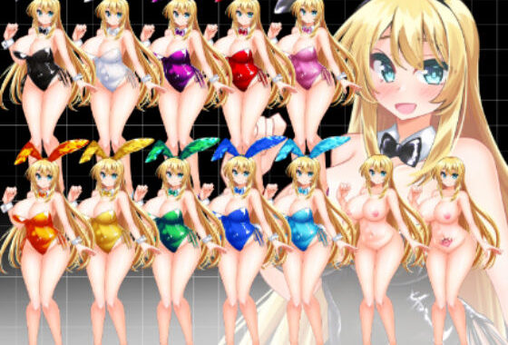 【立ち絵素材】カラーバニーガール【無料エロ漫画】d_617056…初回クーポンあり