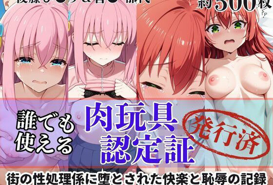 肉玩具認定証発行！！街の性処理係堕ち。―快楽と恥辱の記録―後藤ひ●り＆喜●郁代編【無料エロ漫画】d_612133…実質無料