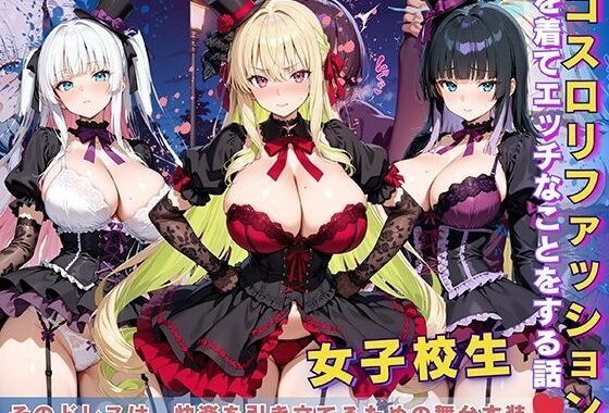 女子校生 ゴスロリファッションを着てエッチなことをする話【無料エロ漫画】d_618258…無料で読む