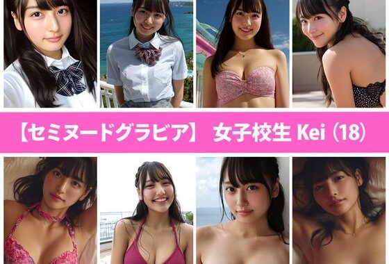 【セミヌードグラビア】女子校生Kei（18）【無料エロ漫画】d_622835…割引クーポンで超お得に