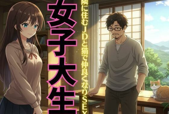 【女子大生特集】迷い猫の飼い主は隣に住む女子大生だった！自宅に招かれてSEX物語！【無料エロ漫画】d_626346…実質無料