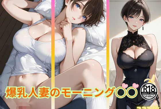 爆乳人妻のモーニング○○  我慢できる…？【無料エロ漫画】d_635913…実質無料