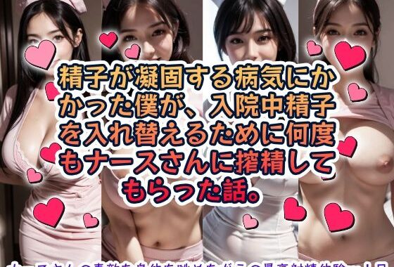 精子が凝固する病気にかかった僕が、入院中精子を入れ替えるために何度もナースさんに搾精してもらった話。【無料エロ漫画】d_639127…実質無料
