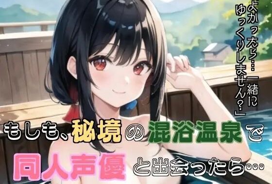 もしも、秘境の混浴温泉で同人声優と出会ったら…【無料エロ漫画】d_639672…実質無料