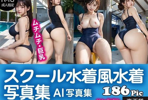 【AI写真集】スクール水着風水着写真集【無料エロ漫画】d_643924…無料で読む