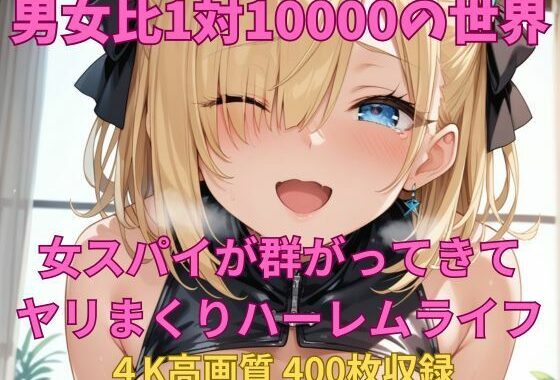 男女比1対10000の世界 女スパイとセックスし放題でちんぽが乾く暇もないヤリ放題ハーレムライフ！！【無料エロ漫画】d_645123…初回クーポンあり