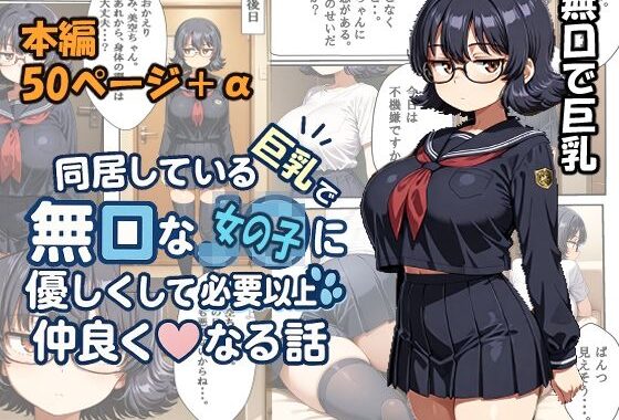 同居している巨乳で無口な少女に優しくして必要以上に仲良く（はーと）なる話【無料エロ漫画】d_645670…無料で読む