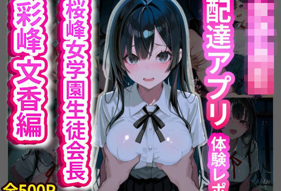女子校生配達アプリ体験レポ 桜峰女学園生徒会長 彩峰文香編【無料エロ漫画】d_652904…割引クーポンで超お得に